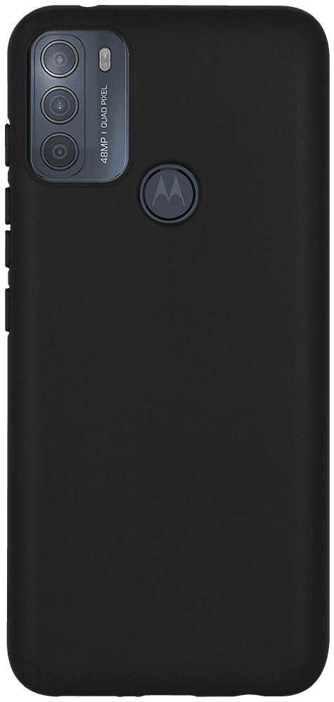 Motorola Moto G50 szilikon tok matt fekete