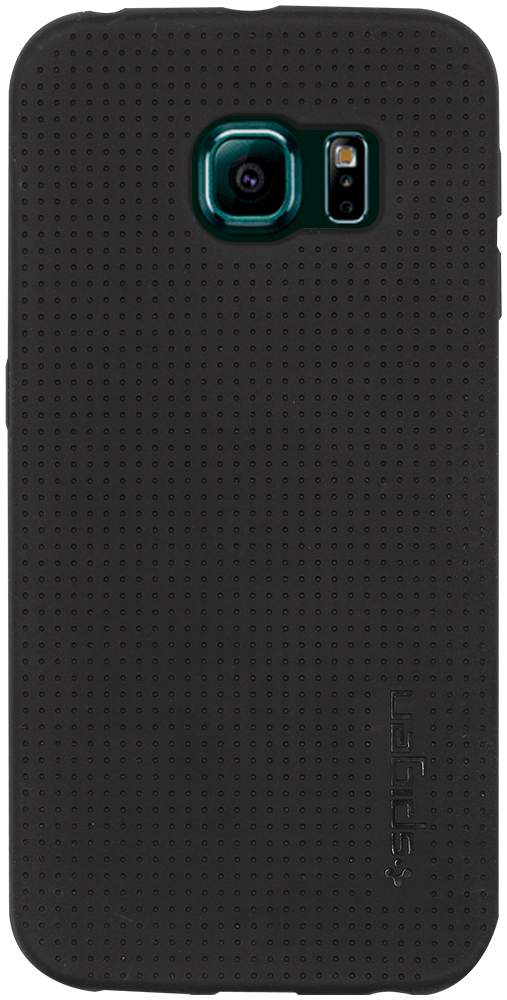 Samsung Galaxy S6 Edge (G925) szilikon tok gyári SGP lyukacsos minta fekete