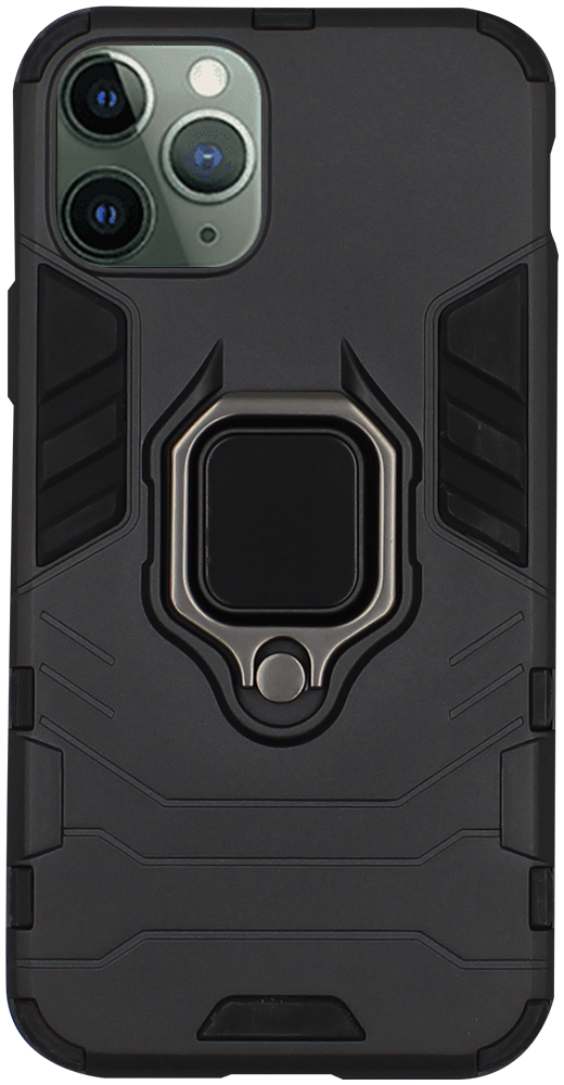 Apple iPhone 11 Pro ütésálló tok légpárnás sarkas, hibrid Ring Armor fekete