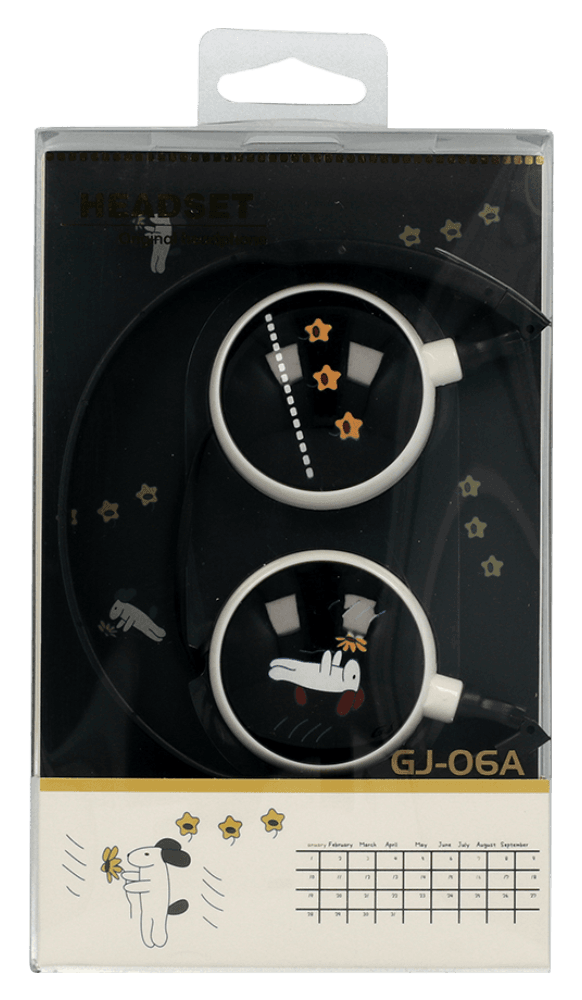 Sony Xperia XZ1 Compact (G8441) vezetékes fejhallgató gyerekek számára GJBY Audio Extra Bass (GJ-06A) fekete