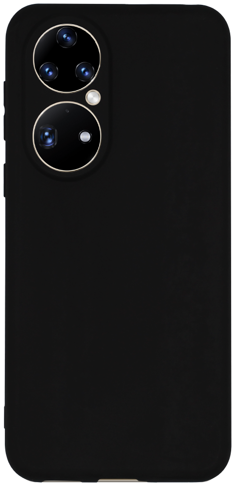 Huawei P50 szilikon tok matt fekete