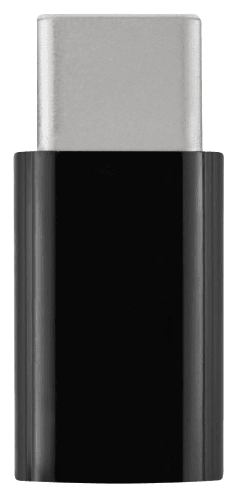 Sony Xperia XZ1 Compact Dual (G8442) átalakító adapter micro USB csatlakozóról TYPE-C csatlakozóra fekete