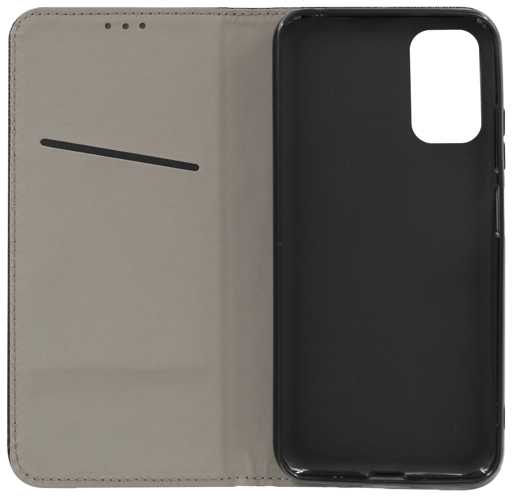 Xiaomi Redmi Note 10 5G oldalra nyíló flipes bőrtok rombusz mintás fekete
