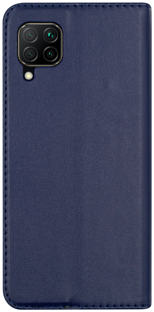 Huawei P40 Lite oldalra nyíló flipes bőrtok asztali tartó funkciós sötétkék