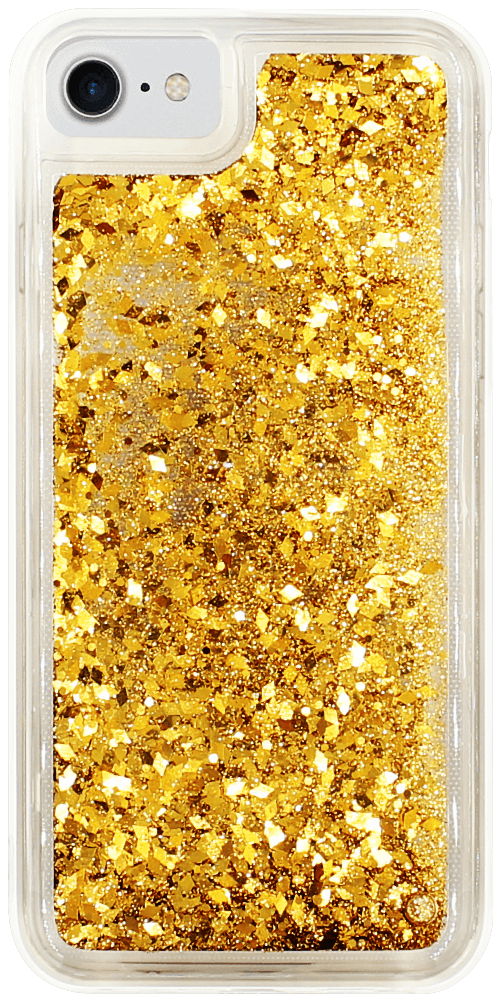 Apple iPhone 7 szilikon tok gyári Liquid Sparkle arany