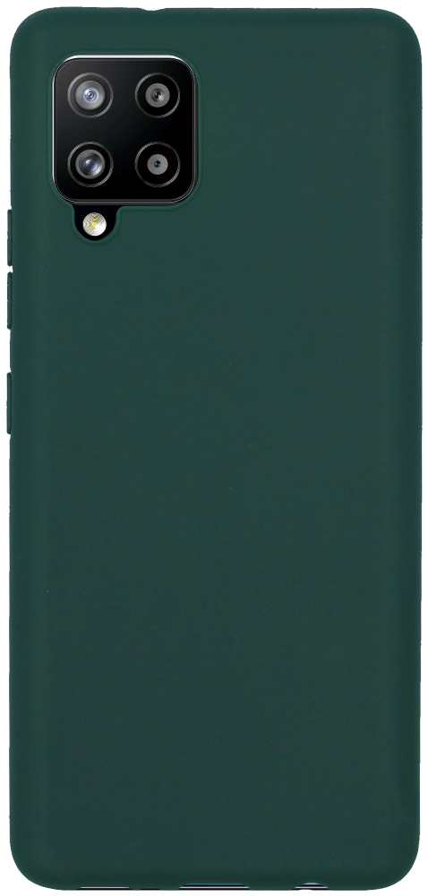 Samsung Galaxy A42 5G (SM-A426B) szilikon tok matt sötétzöld