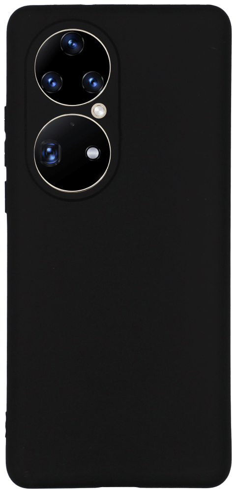Huawei P50 Pro szilikon tok matt fekete
