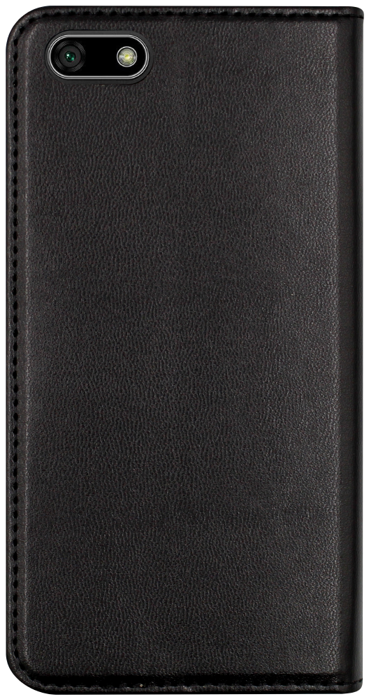 Huawei Y5 Prime 2018 (Y5 2018) oldalra nyíló flipes bőrtok asztali tartó funkciós fekete