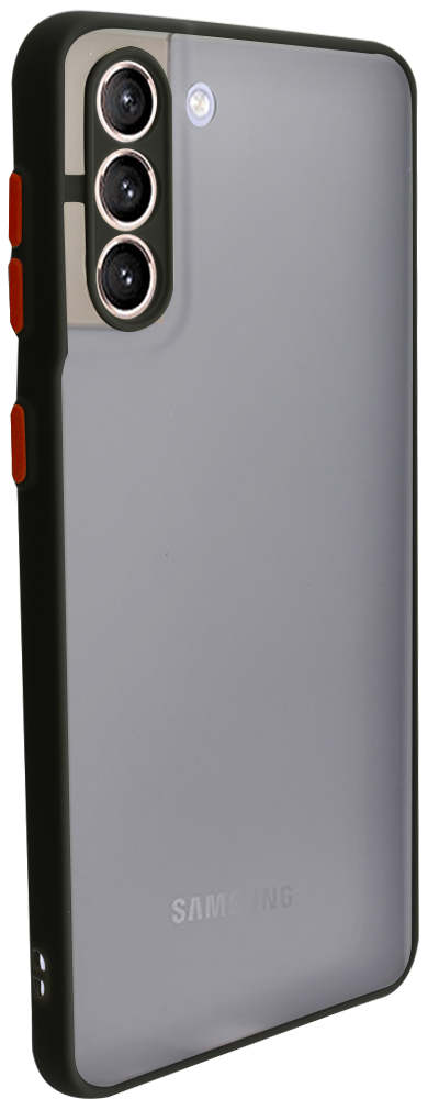 Samsung Galaxy S21 Plus 5G (SM-G996B) kemény hátlap Vennus Button Bumper fekete