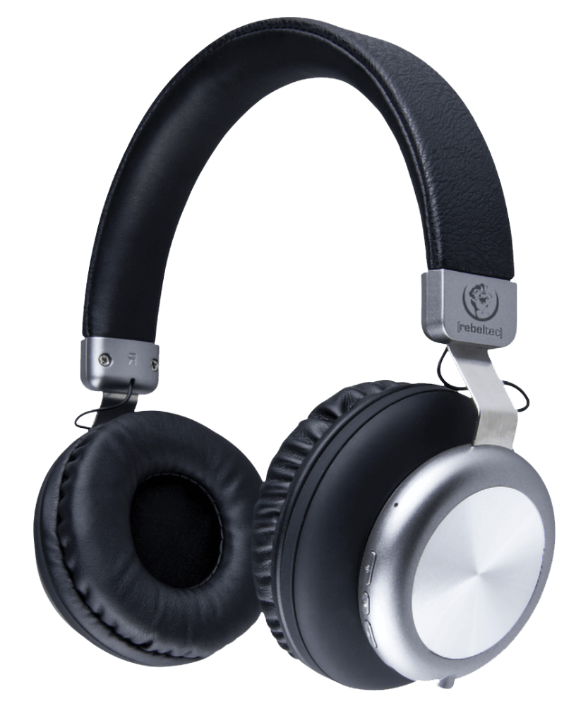 Huawei P40 Lite E kompatibilis Bluetooth fejhallgató Rebeltec Mozart fekete/ezüst