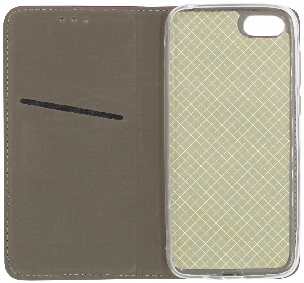 Huawei Y5 Prime 2018 (Y5 2018) oldalra nyíló flipes bőrtok asztali tartó funkciós bordó