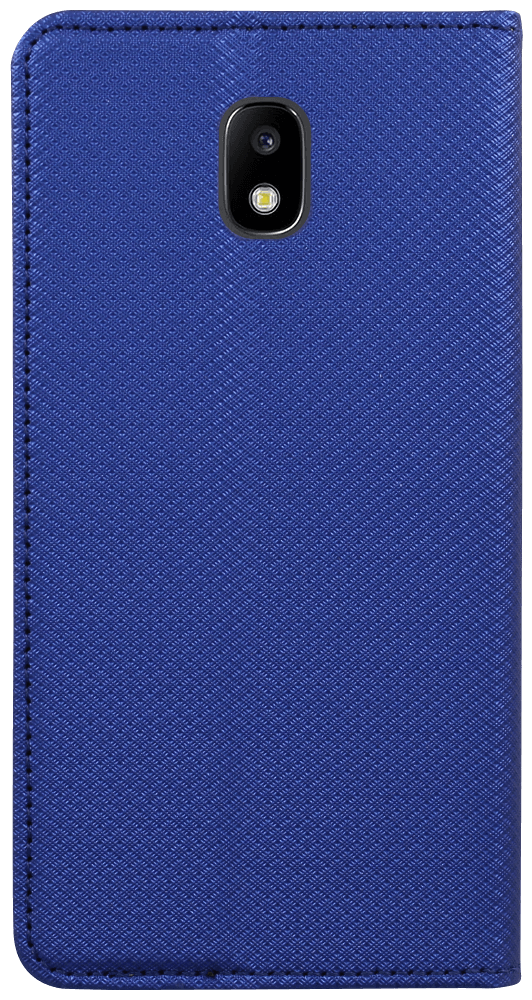 Samsung Galaxy J5 2017 (J530) oldalra nyíló flipes bőrtok rombusz mintás sötétkék