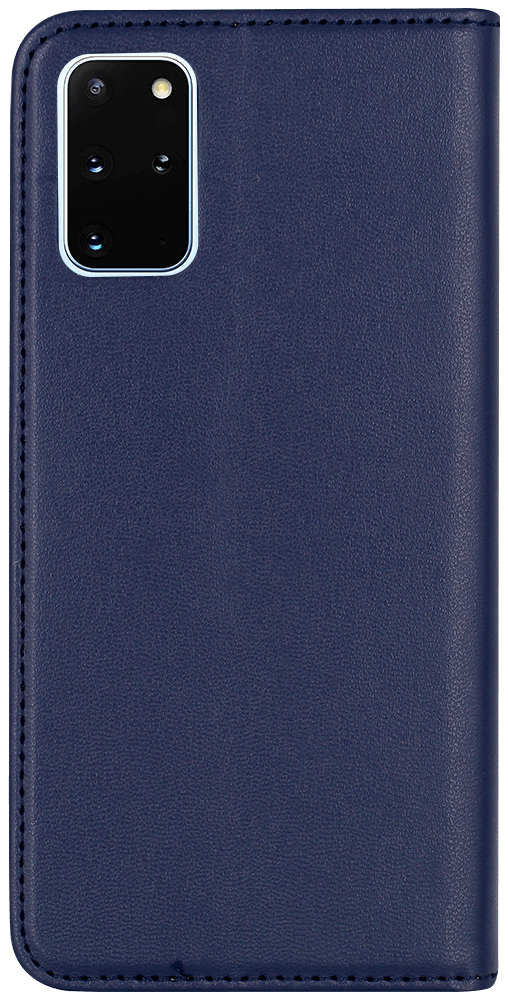 Samsung Galaxy S20 Plus (SM-G985F) oldalra nyíló flipes bőrtok asztali tartó funkciós sötétkék