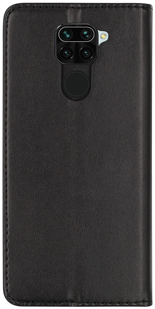 Xiaomi Redmi Note 9 oldalra nyíló flipes bőrtok asztali tartó funkciós fekete