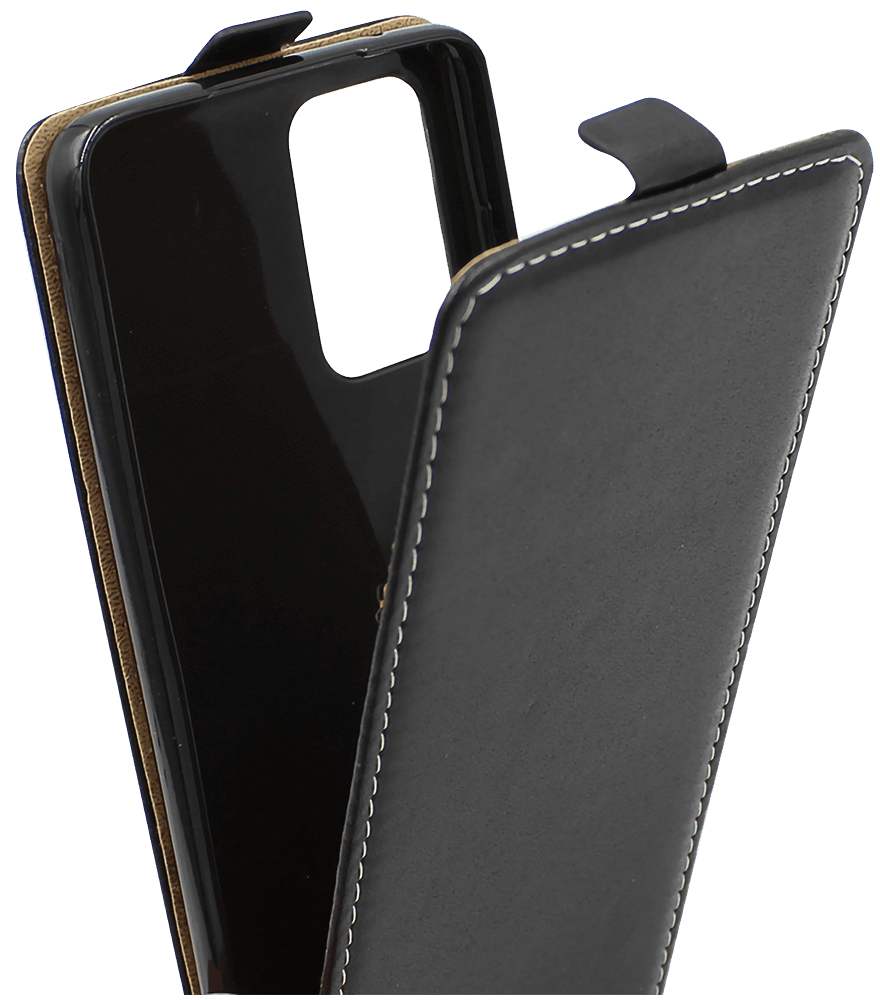 Samsung Galaxy A52s 5G (SM-A528B) lenyíló flipes bőrtok fekete