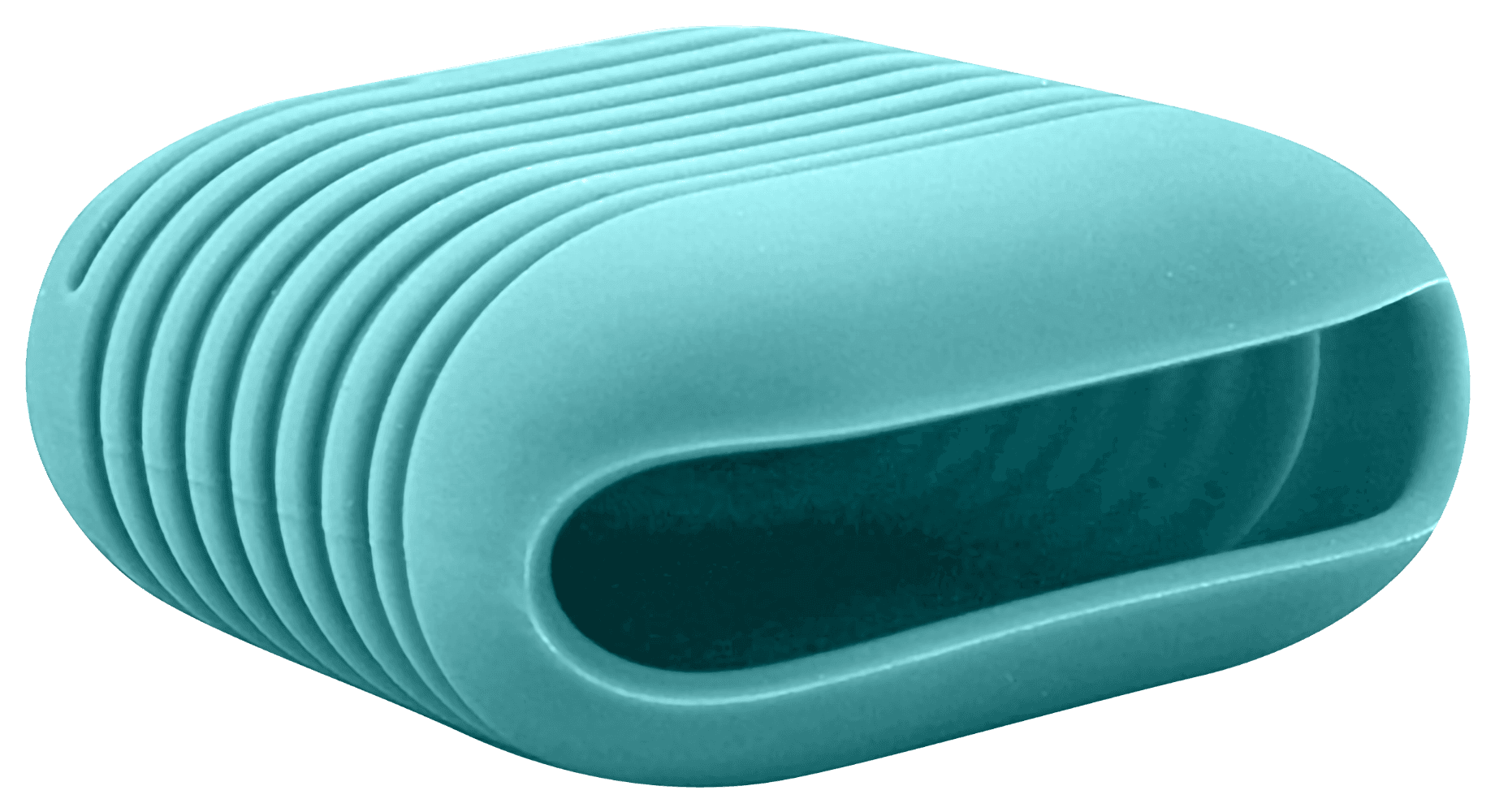 Apple iPhone 13 Mini 2. generációs AirPod töltő szilikon tok mentazöld