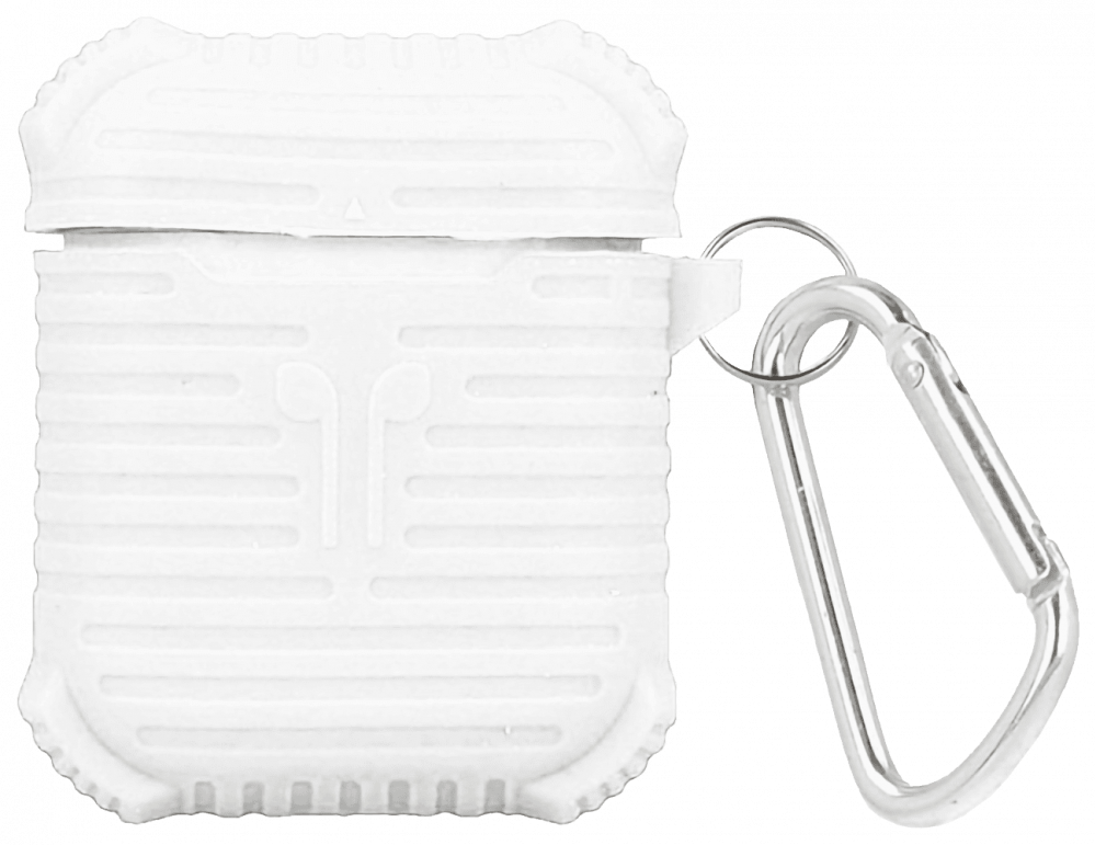 Apple iPhone XR 3. generációs AirPod töltő szilikon tok fehér