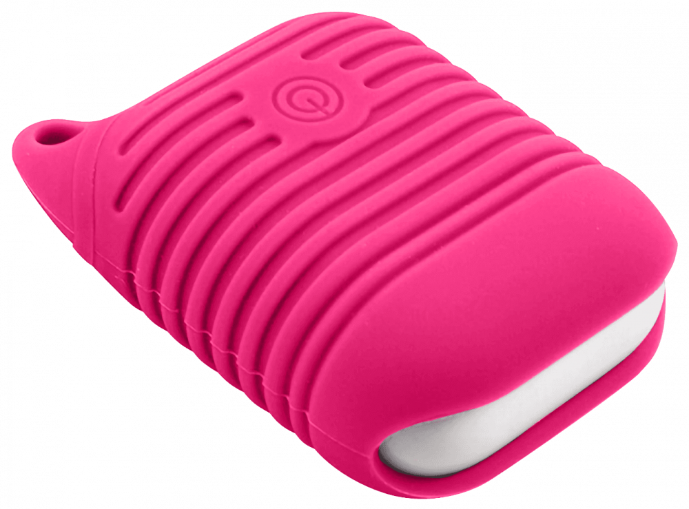 Apple iPhone 12 Pro Max 2. generációs AirPod töltő szilikon tok rózsaszín