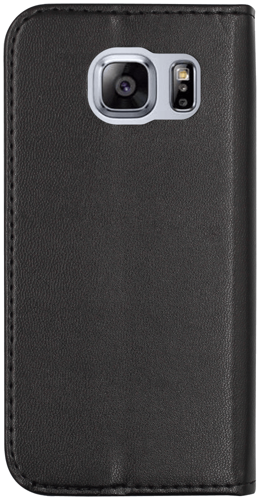 Samsung Galaxy S6 (G920) oldalra nyíló flipes bőrtok asztali tartó funkciós fekete
