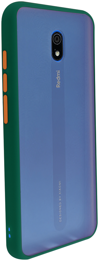 Xiaomi Redmi 8A kemény hátlap Vennus Button Bumper sötétzöld