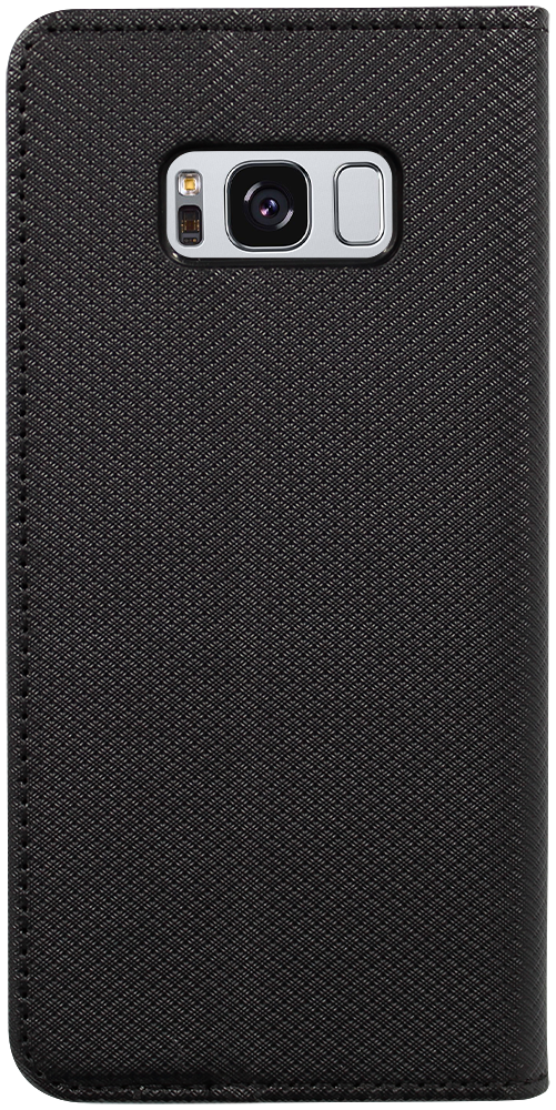 Samsung Galaxy S8 (G950) oldalra nyíló flipes bőrtok rombusz mintás fekete