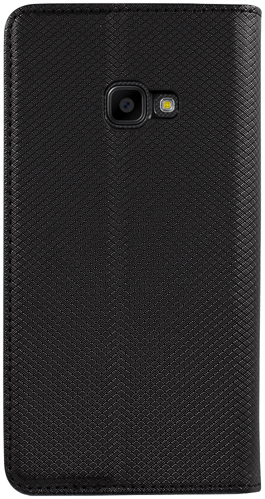 Samsung Galaxy Xcover 4 (G390) oldalra nyíló flipes bőrtok rombusz mintás fekete