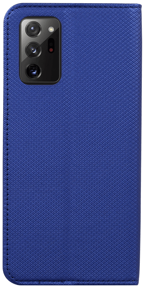 Samsung Galaxy Note 20 5G (SM-N981B) oldalra nyíló flipes bőrtok rombusz mintás sötétkék