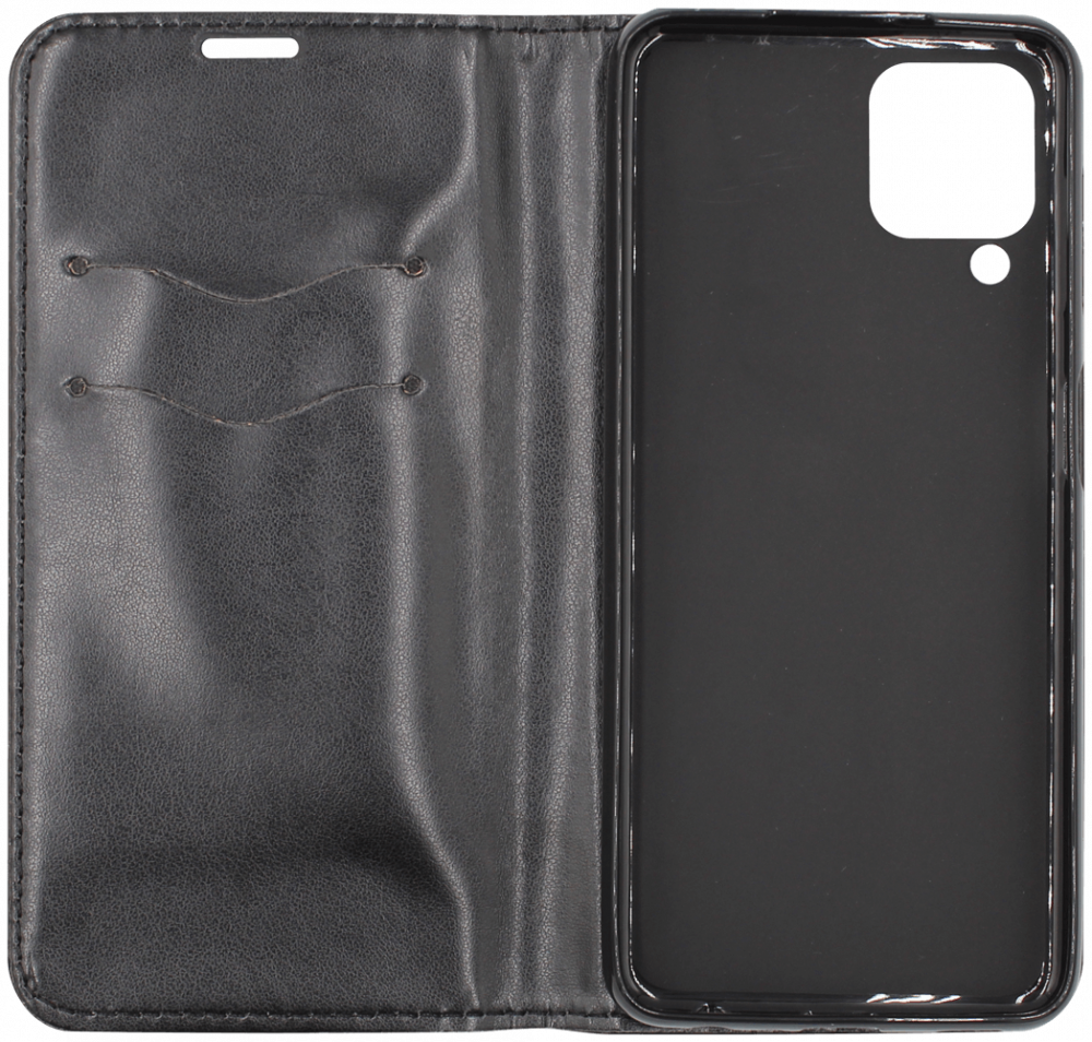 Samsung Galaxy A22 4G (SM-A225F) oldalra nyíló flipes bőrtok asztali tartó funkciós fekete