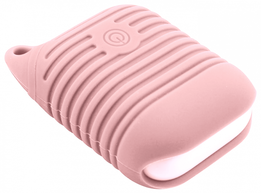 Apple iPhone SE (2020) 2. generációs AirPod töltő szilikon tok rózsaszín
