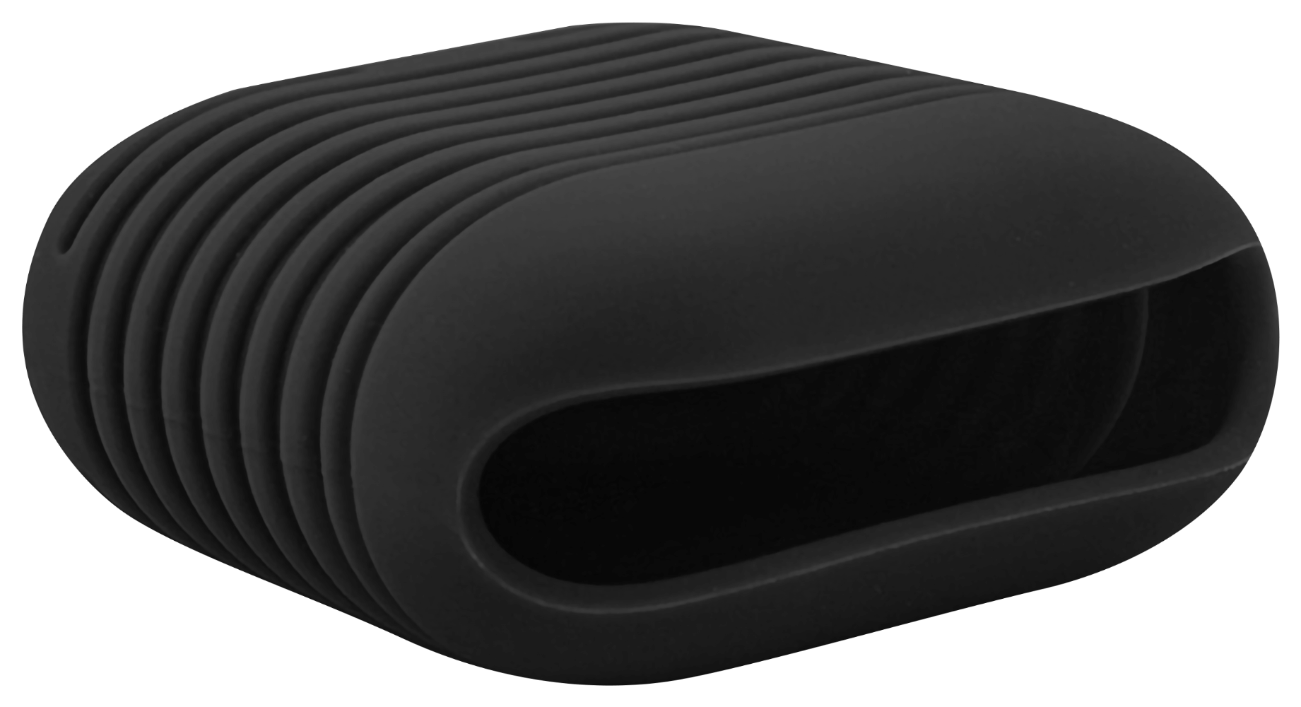 Apple iPhone 11 2. generációs AirPod töltő szilikon tok fekete