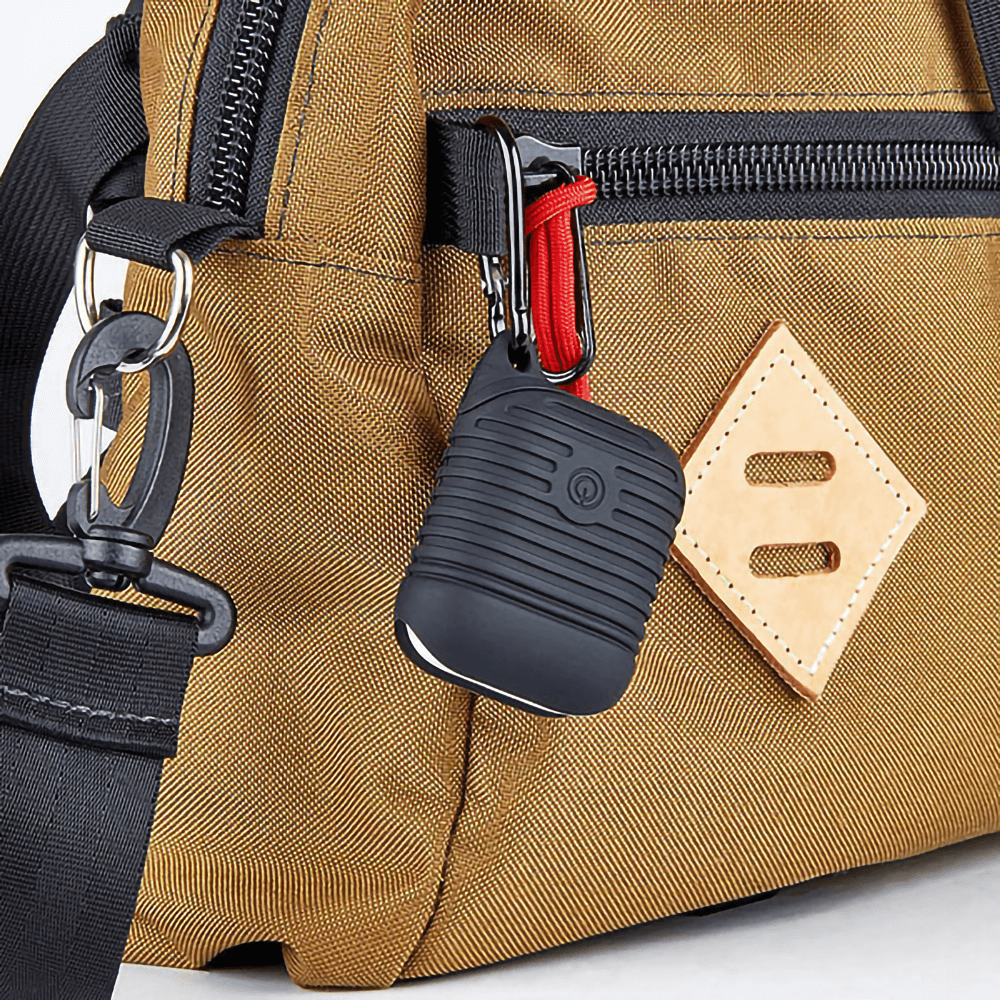 Apple iPhone 12 Pro 2. generációs AirPod töltő szilikon tok fekete