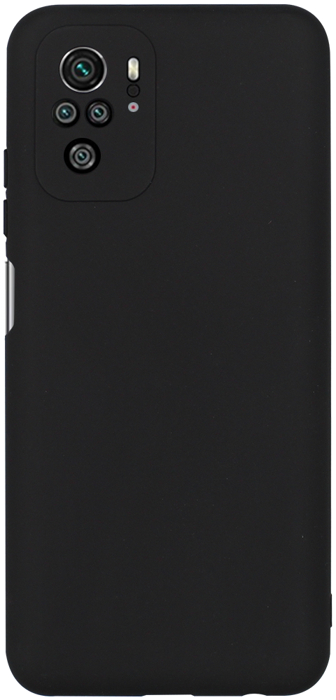 Xiaomi Redmi Note 10s szilikon tok kameravédővel matt fekete