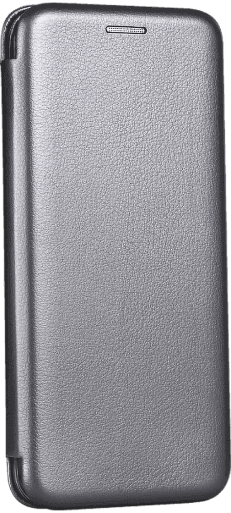 Apple iPhone 13 Pro oldalra nyíló mágneses flipes bőrtok prémium minőség ezüst