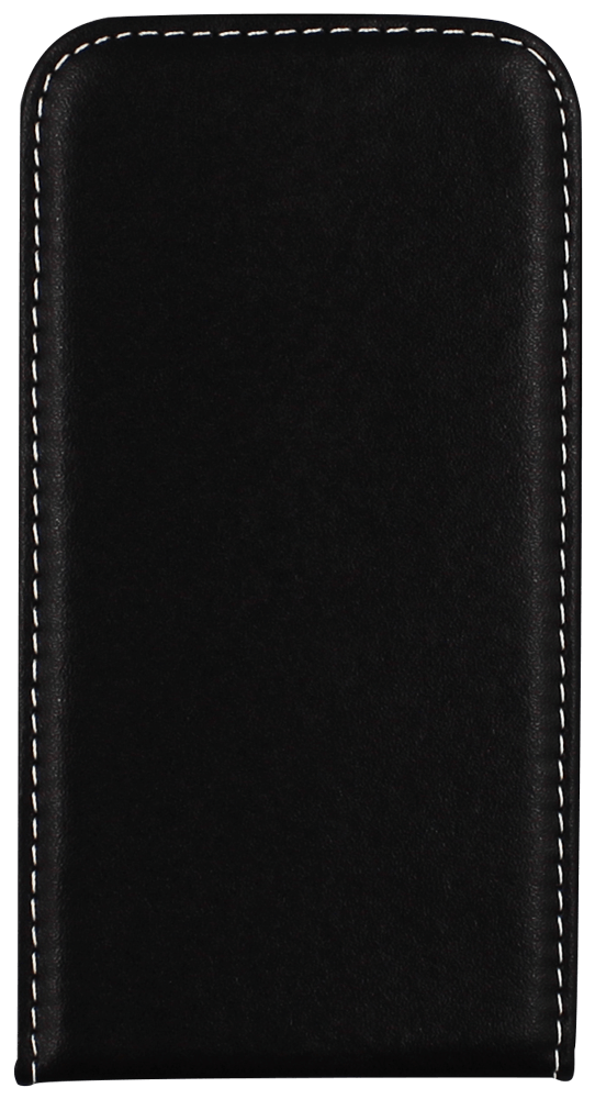 Apple iPhone 13 Mini lenyíló flipes bőrtok fekete