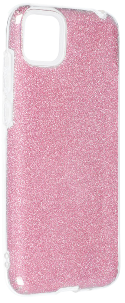 Apple iPhone 13 Pro szilikon tok csillogó hátlap rózsaszín
