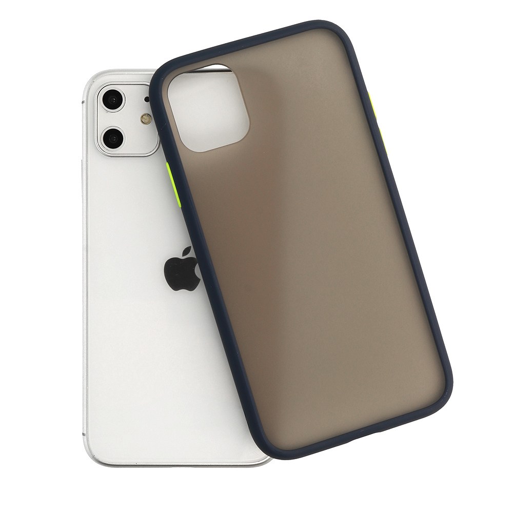 Apple iPhone 11 Pro kemény hátlap Vennus Button Bumper sötétkék