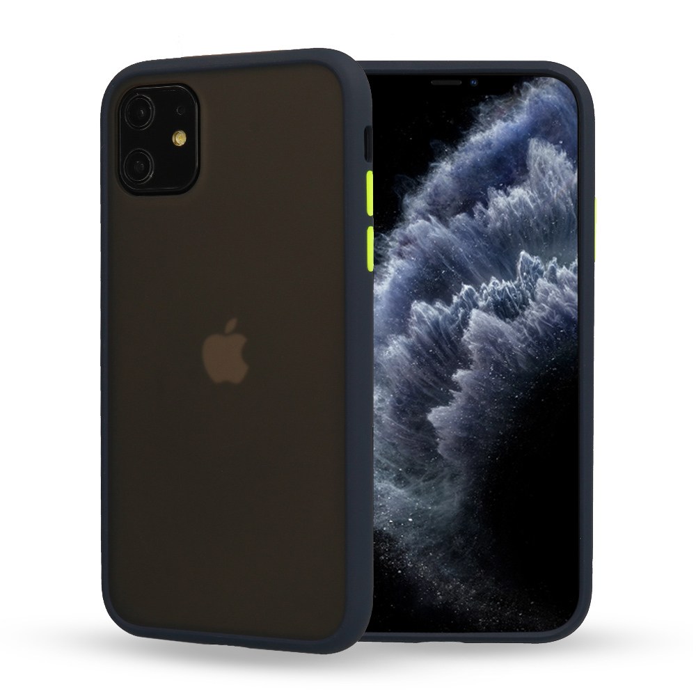 Apple iPhone 11 Pro kemény hátlap Vennus Button Bumper sötétkék