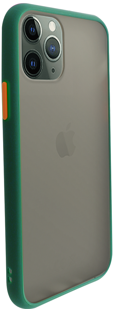 Apple iPhone 11 Pro kemény hátlap Vennus Button Bumper sötétzöld