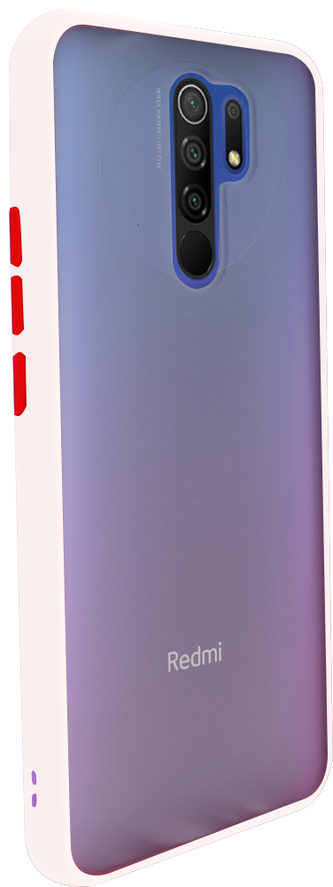 Xiaomi Redmi 9 Prime kemény hátlap Vennus Button Bumper átlátszó