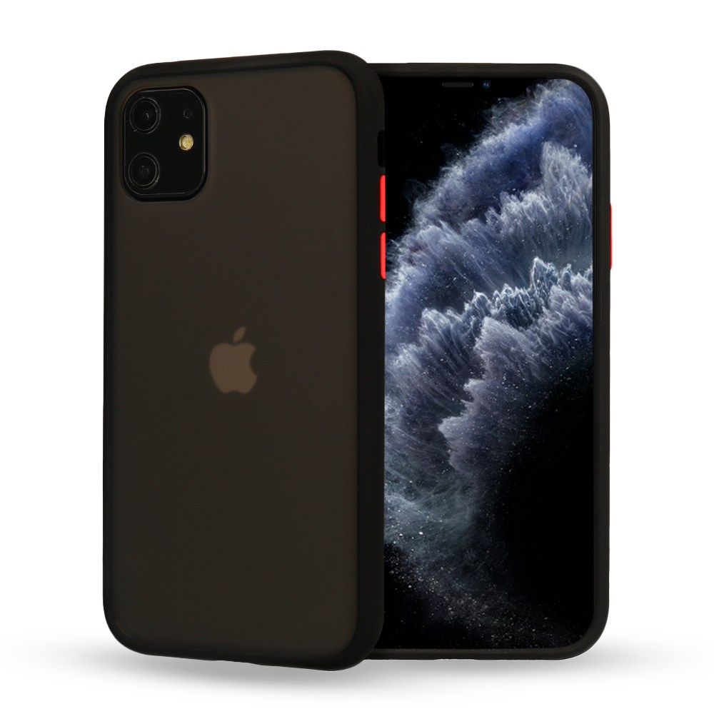 Xiaomi Redmi 9 Prime kemény hátlap Vennus Button Bumper fekete