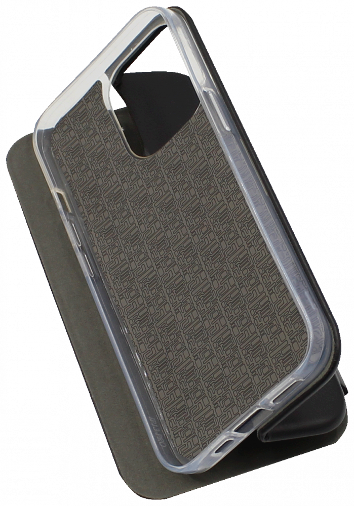 Apple iPhone 13 Pro oldalra nyíló mágneses flipes bőrtok prémium minőség fekete
