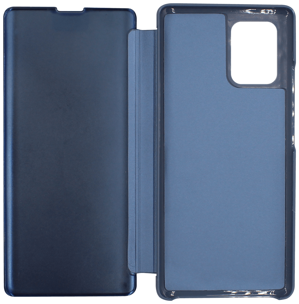 Samsung Galaxy S10 Lite (SM-G770F) oldalra nyíló flipes bőrtok Smart Clear View kék