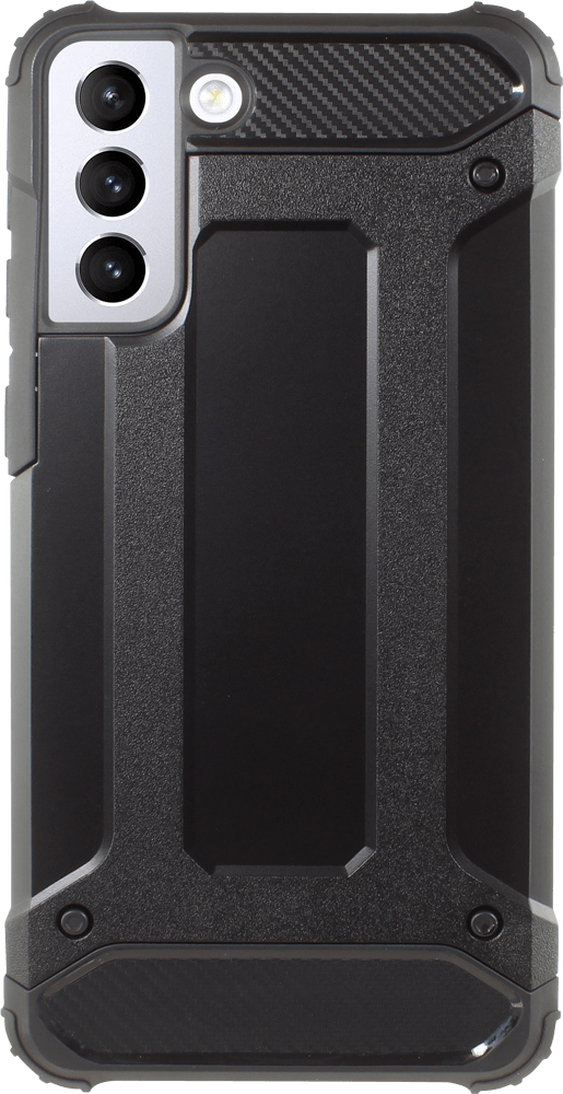 Samsung Galaxy S21 Plus 5G (SM-G996B) ütésálló tok légpárnás sarkas, hibrid Forcell Armor fekete