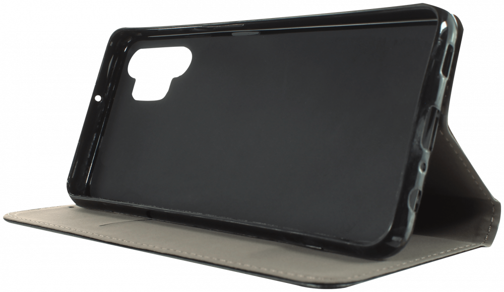 Samsung Galaxy A32 5G (SM-A326) oldalra nyíló flipes bőrtok asztali tartó funkciós fekete