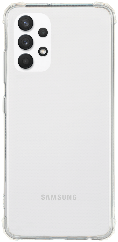 Samsung Galaxy A32 4G (SM-A325F) szilikon tok közepesen ütésálló légpárnás sarok átlátszó