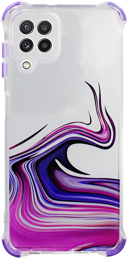 Samsung Galaxy A22 4G (SM-A225F) extra ütésálló Akvarell TPU telefontok