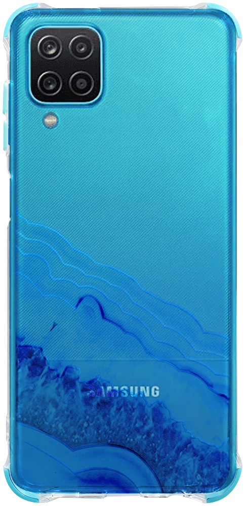 Samsung Galaxy A12 (SM-A125F) extra ütésálló Akvarell TPU telefontok