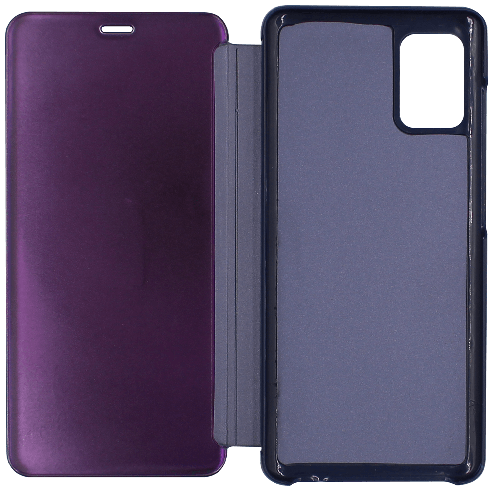 Samsung Galaxy A31 ( SM-A315F) oldalra nyíló flipes bőrtok Smart Clear View lila