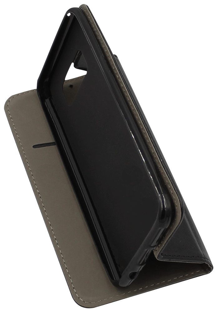 Samsung Galaxy S8 (G950) oldalra nyíló flipes bőrtok asztali tartó funkciós fekete