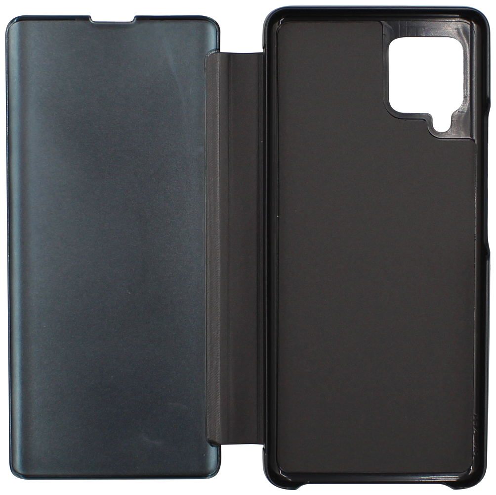 Samsung Galaxy A42 5G (SM-A426B) oldalra nyíló flipes bőrtok Smart Clear View fekete